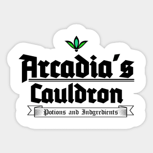 ARCADIA'S CAULDRON WHITERUN SHOP Sticker